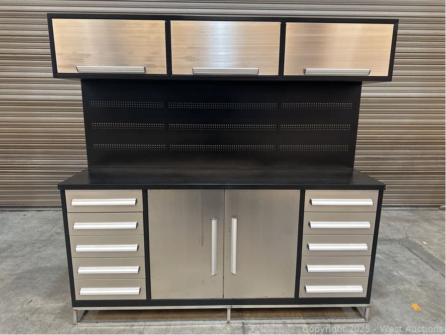 2025-7-39-heavy-duty-work-bench-tool-box-with-10-drawers-and-5-cabinets-unused-592514